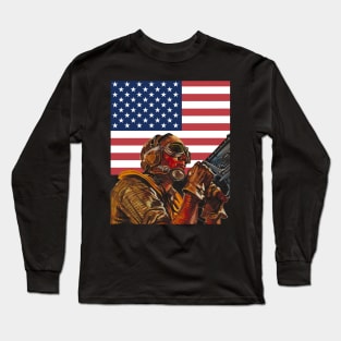 USAAF - The Mighty Eighth - Vintage style Long Sleeve T-Shirt